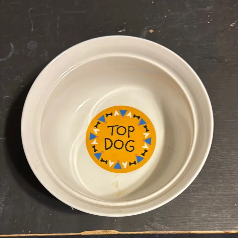 Top Dog Ceramic Pet Bowl